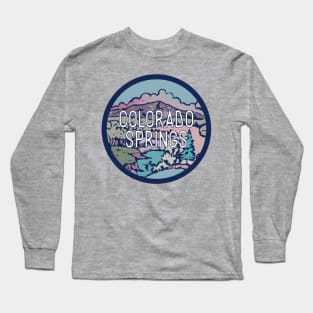 Colorado Springs Vintage Decal Long Sleeve T-Shirt